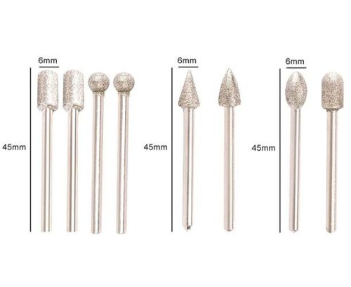 Accesorio Dremel Juego De 10 Piezas De Molienda De Diamante